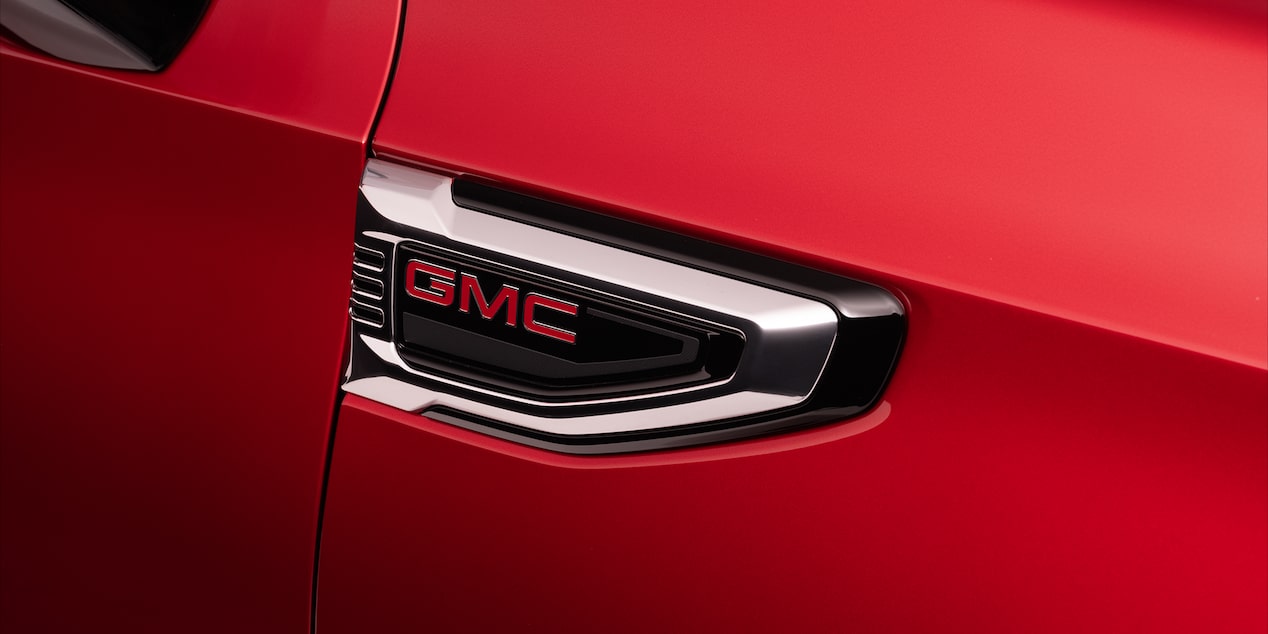 GMC side badge detail