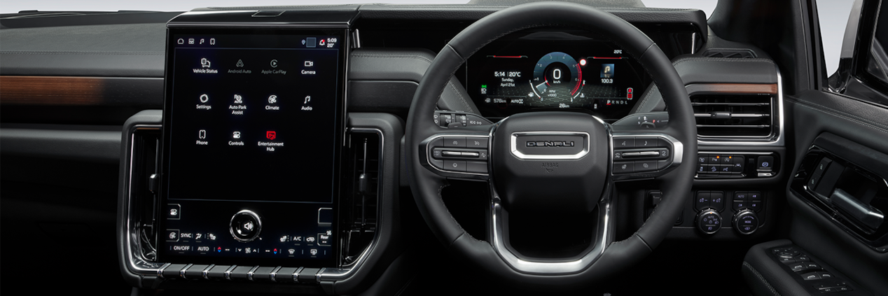 GMC Yukon Denali right hand drive interior